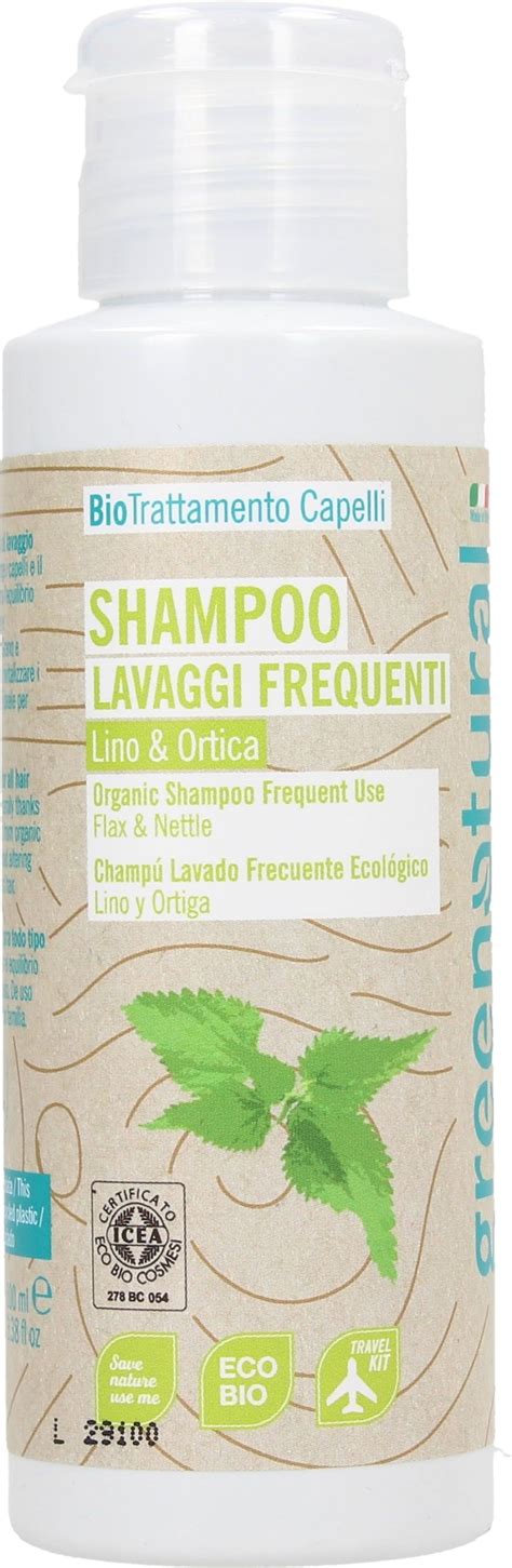 Greenatural Shampoing Huile De Lin Ortie Boutique En Ligne Ecco Verde