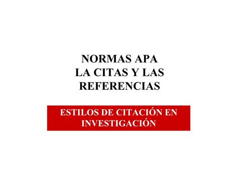 Pdf Normas Apa [resumen] Webnode Normas Apa La Citas Y Las