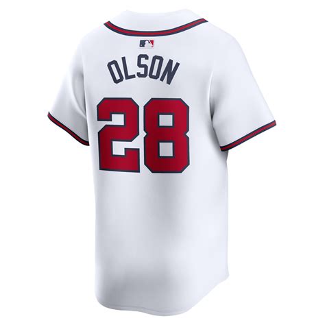 Matt Olson Jersey Atlanta Braves Limited Adult Home Jersey