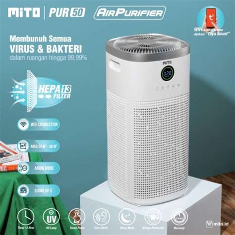 Promo Mito Air Purifier Puf 50 Alat Pembersih Udara Diskon 23 Di