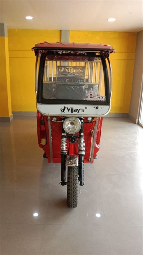 Vijays Red Hss Battery Operated E Rickshaw Model Name Number Energy