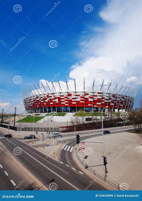 National Stadium In Warsaw Poland Editorial Stock Image Image Of