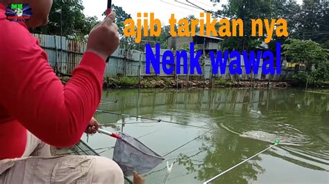 Mancing Di Kolam Harian Tiket Kolamnya Besar Youtube