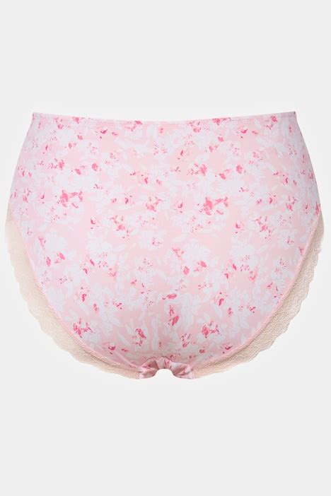 Midi Slip Bloemen Kanten Randjes Slips Lingerie