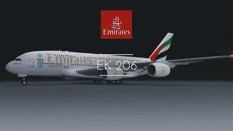 Emirates Airlines Ek 206 Milan Malpensa To Dubai Airbus A380 800 Youtube