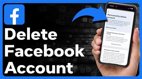 How To Delete Facebook Account On Iphone Youtube