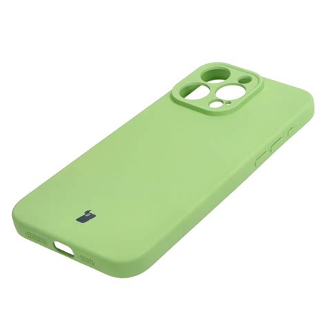 Etui Bizon Case Silicone Do Iphone Pro Max Jasnozielone Pancernik