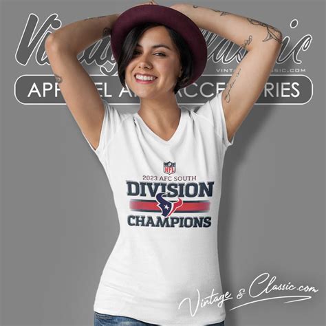 2023 Houston Texans AFC South Division Champions Shirt ...