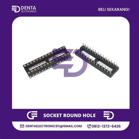 SOCKET ROUND HOLE IC DIP 28PIN Lazada Indonesia