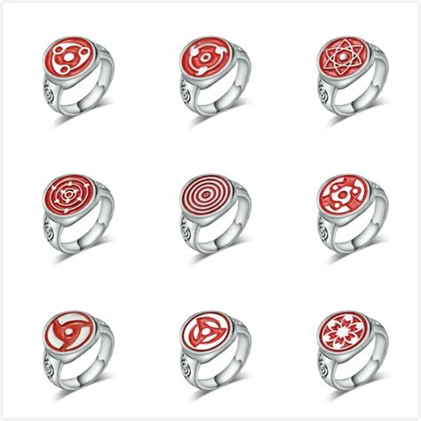 Naruto Akatsuki Rings - Naruto Akatsuki