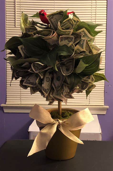 Topiary Money Tree T Creative Money Ts Paper Roses Diy Money