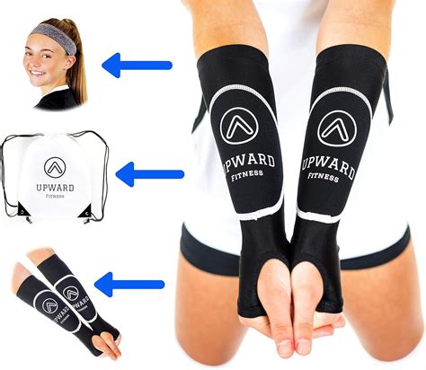 Upward Fitness Volleyball Arm Sleeves For Girls And Boys Package Deal Bundle