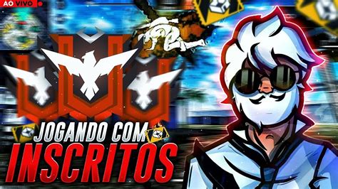 Free Fire Ao Vivo Pc Mediano Ld Player Jogando Os Inscritos