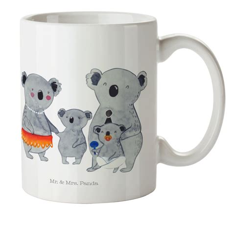 Mr And Mrs Panda Kinderbecher Koala Familie Weiß Geschenk Tasse