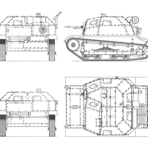 3d Printable Tankette Tks With 2 Optional Machine Guns Poland Ww2 By