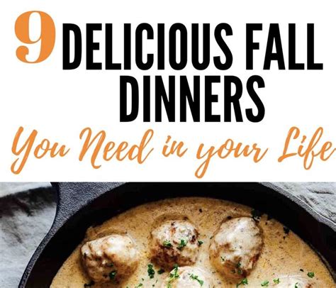 Cool Best Fall Dinner Recipes Ideas The Recipe Box