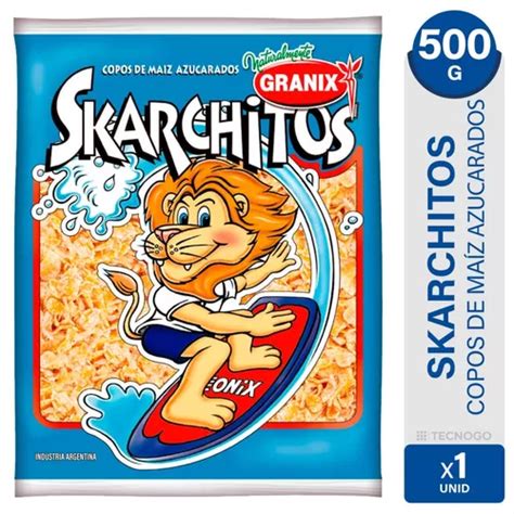 Skarchitos Copos De Maíz Azucarados Cereal Granix Mercadolibre