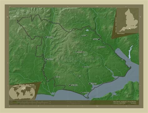 New Forest England Great Britain Wiki Labelled Points Of Ci Stock