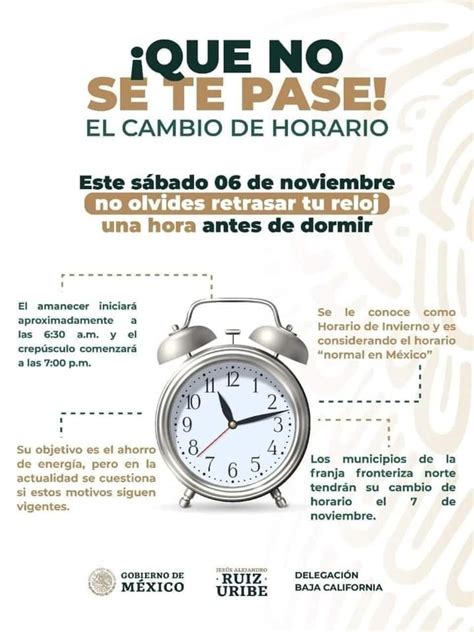 Cambio El Horario En Mexico Image To U