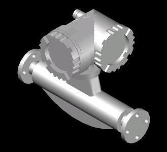 Flowmeter DWG Block For AutoCAD Designs CAD