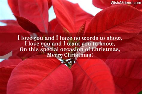 I Love You And I Have Christmas Message For Girlfriend