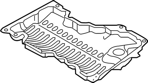 L A Engine Oil Pan Lower Genuine Volkswagen Part