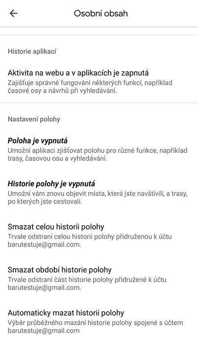 Jak Smazat Historii Vyhled V N A Polohy Z Aplikace Google Mapy