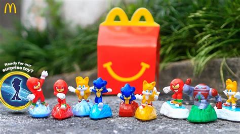 McDonalds Happy Meal Toys Sonic The Hedgehog 2 YouTube