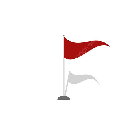 Golf Flag Vector Png Images Vector Illustration Golf Flag Element