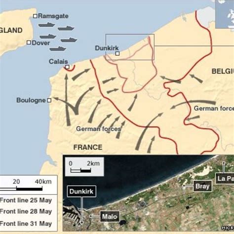 A map of the battle of Dunkirk. 🇬🇧 🇩🇪 - - - - - #map #maps #information ...