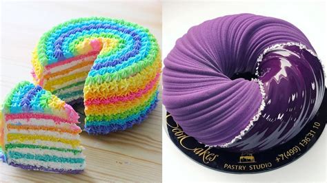 Most Satisfying Cake Decorating Ideas Compilation Yummy Cake