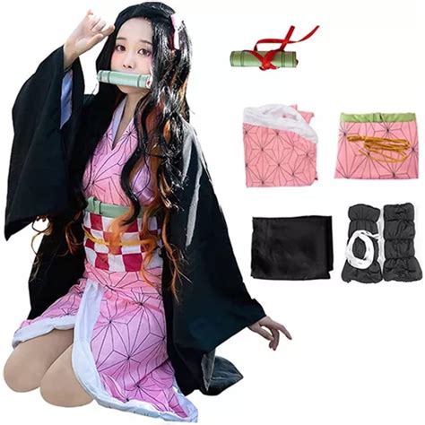 Busca Cosplay Disfraz Anime Demon Slayer Kamado Nezuko Kimono U A La