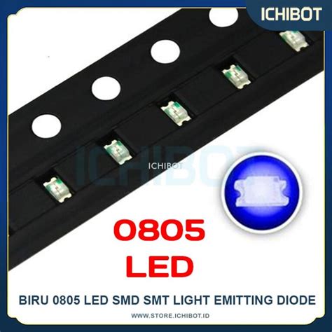 Biru Led Smd Smt Light Emitting Diode Blue Ichibot Store