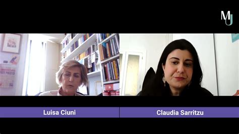 Video Intervista Di Claudia Sarritzu Con Luisa Ciuni Video Dailymotion