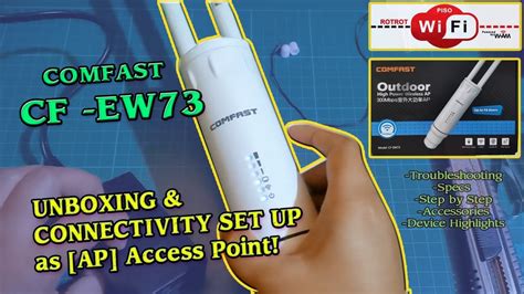 Best Cheapest Comfast Cf Ew Outdoor Piso Wifi Extender Unboxing