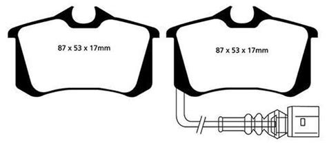 EBC Rear Brake Kit Discs Pads For Skoda Fabia Mk1 6Y 1 4 TD 80 2003