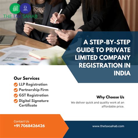 A Step By Step Guide To Private Limited Company Registration In India