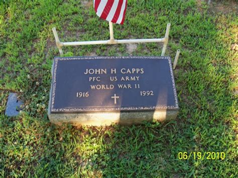 John Henry Buck” Capps 1916 1992 Find A Grave Memorial