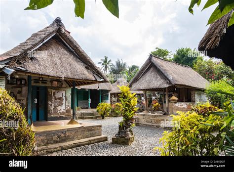 Traditional Balinese houses, Ubud, Bali, Indonesia, Southeast Asia ...