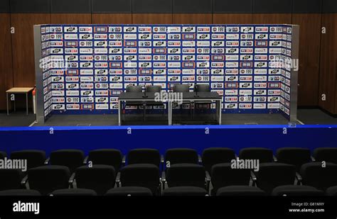 Press Conference Room In Football Hi Res Stock Photography And Images