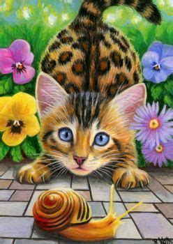 Pin By Sherry Rymer On Cat Domestic Artwork In Cat Art