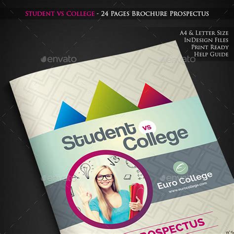 College Prospectus Graphics Designs And Templates