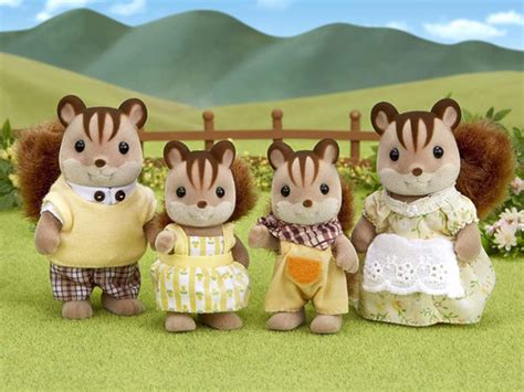 Calico Critters Ardillas Hazelnut Sylvanian Families Ternuri Envío Gratis