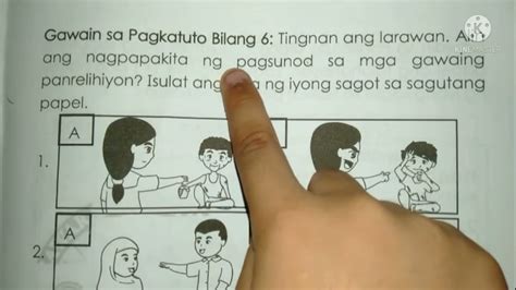 Alin Sa Mga Larawan Ang Nagpapakita Ng Pagsunod Sa Mga Gawaing