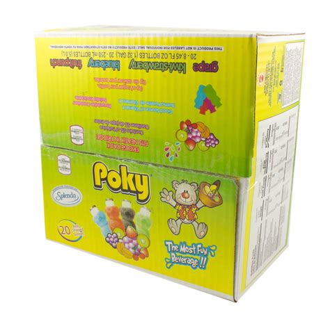 Poky Assorted Fruit Beverages With Splenda Shop Juice At H E B