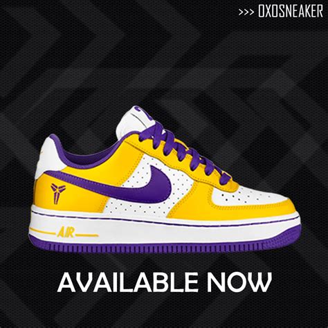 Kobe Bryant X Nike Air Force 1 Low Lakers Fz1151 100 Nk Sneakers Men