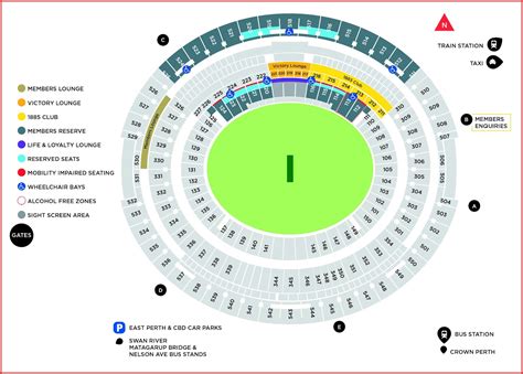 Optus Stadium Seating Plan