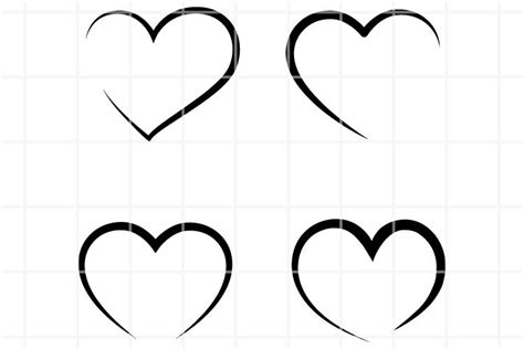 Heart Svg Love Cut File Romance Cutting Set 1157242