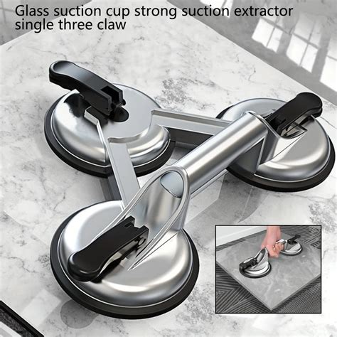 Glass Suction Cup Used To Lift Glass Car Windshields Heavy Duty Aluminum Vacuum Suction Cup