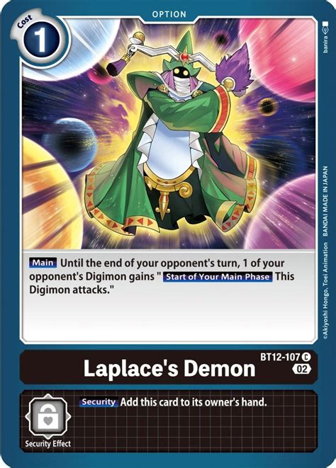 Laplace S Demon Bt Across Time Digimon Cardtrader